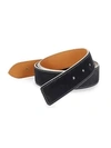 Corthay Leather Strap In Navy