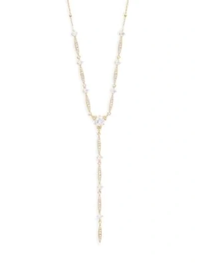 Adriana Orsini Goldtone & Crystal Pendant Necklace