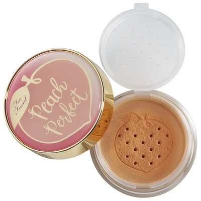Too Faced Peach Perfect Mattifying Setting Powder - Peaches And Cream Collection Carmelized Peach 1.23 oz/ 35 