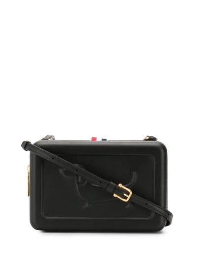 Thom Browne Molded Hector Crossbody Bag In Black