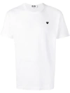 Comme Des Garçons Play Basic T-shirt In White