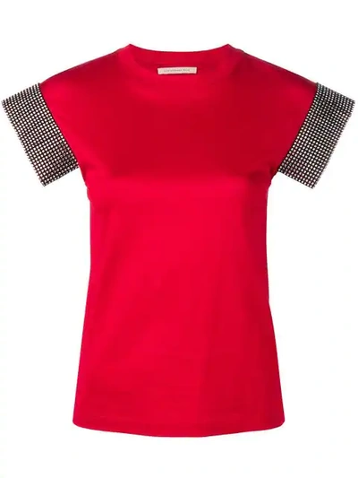 Christopher Kane Crystal T-shirt - Red