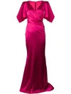 Talbot Runhof Socotra Gown In Pink