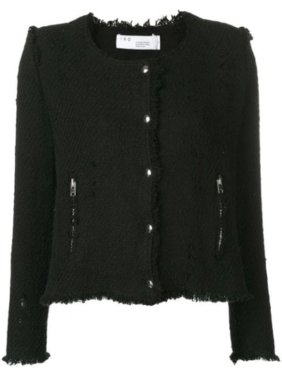 Iro Button-up Jacket In Black