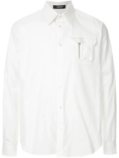 Undercover White Printed Shirt