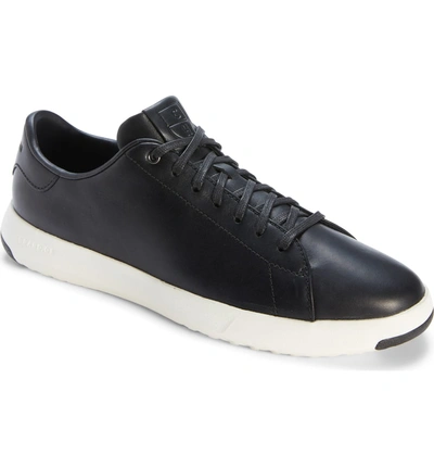 Cole Haan Grandpro Tennis Sneaker In Black Leather 2