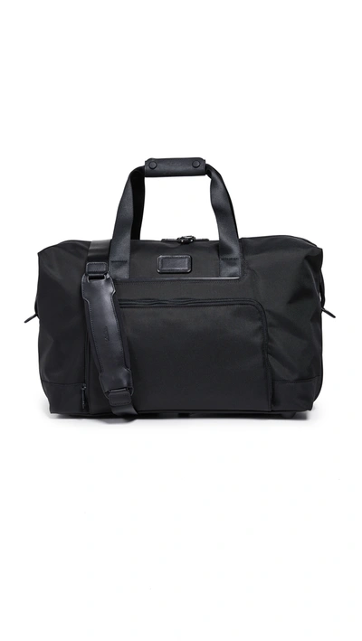 Tumi Alpha Double Expansion Satchel Bag In Black