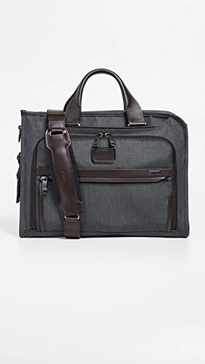 Tumi Alpha Slim Deluxe Portfolio In Anthracite