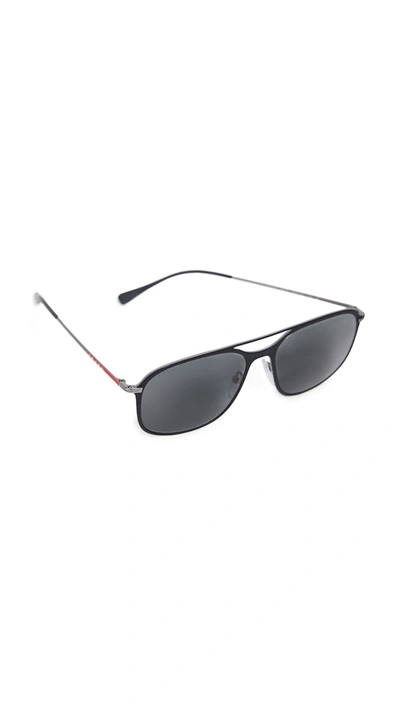Prada Ps 53ts Sunglasses In Grey