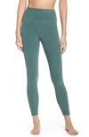 Beyond Yoga Midi High Waist Leggings In Aloha Green-dark Topic