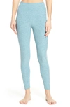 Beyond Yoga Midi High Waist Leggings In Blue Crush-sky Blue