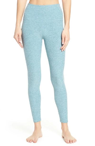 Beyond Yoga Midi High Waist Leggings In Blue Crush-sky Blue