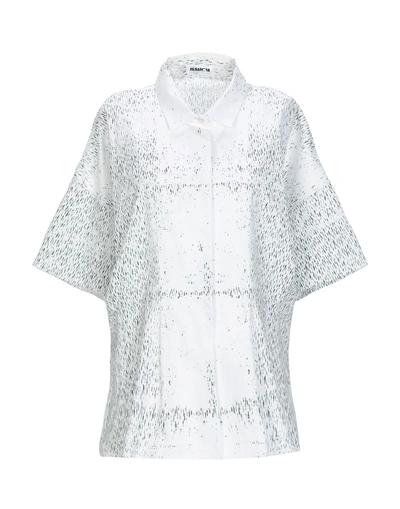 Jil Sander Patterned Shirts & Blouses In White