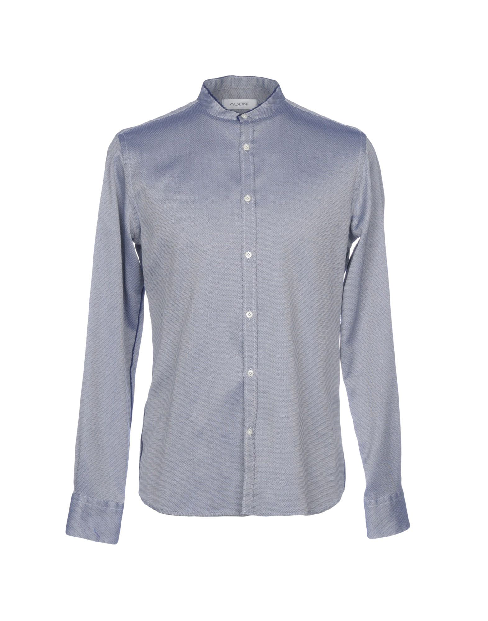 Aglini Patterned Shirt In Blue | ModeSens