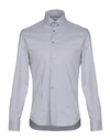 Daniele Alessandrini Solid Color Shirt In Grey