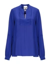 Semicouture Blouse In Bright Blue