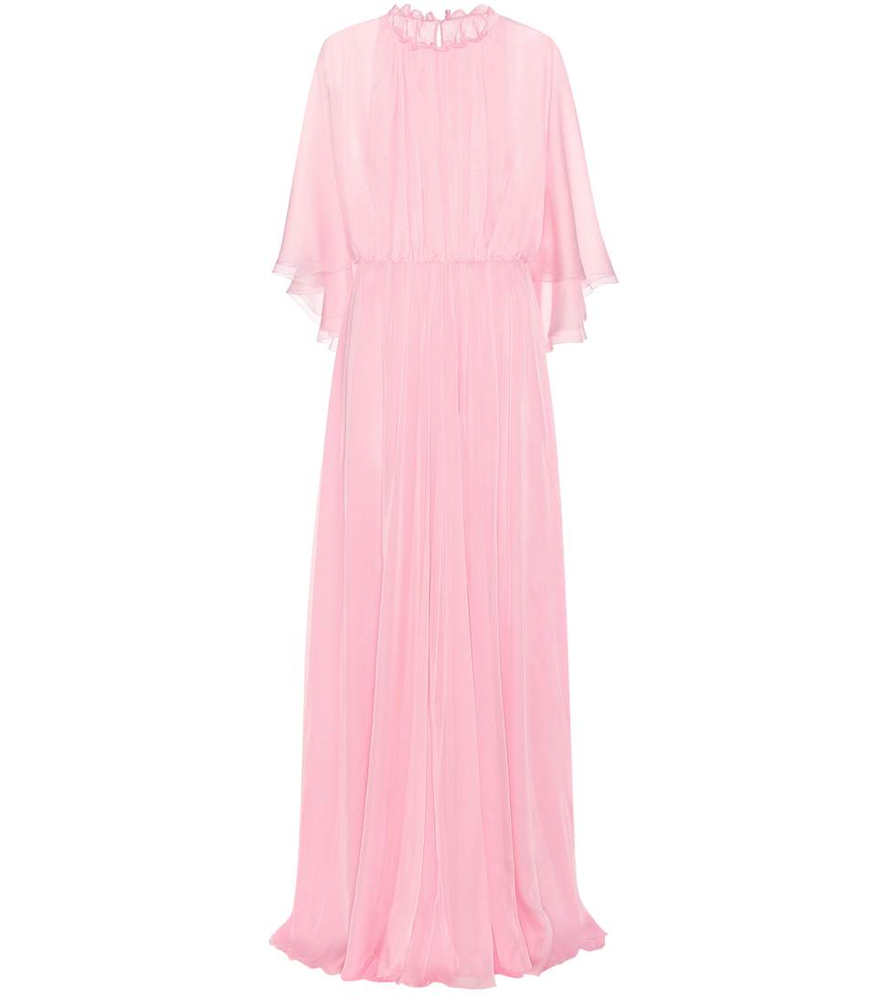Valentino Silk-chiffon Dress | ModeSens