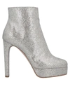 Casadei Ankle Boots In Platinum