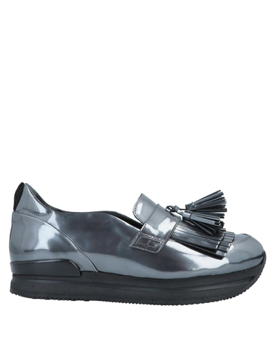 Hogan Loafers In Lead