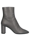Saint Laurent Ankle Boot In Lead