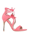 Le Silla Sandals In Coral