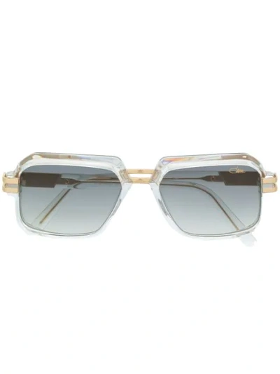 Cazal Oversized Frame Sunglasses In Gold