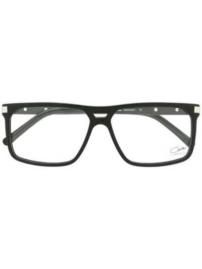 Cazal Square Frame Glasses In Black