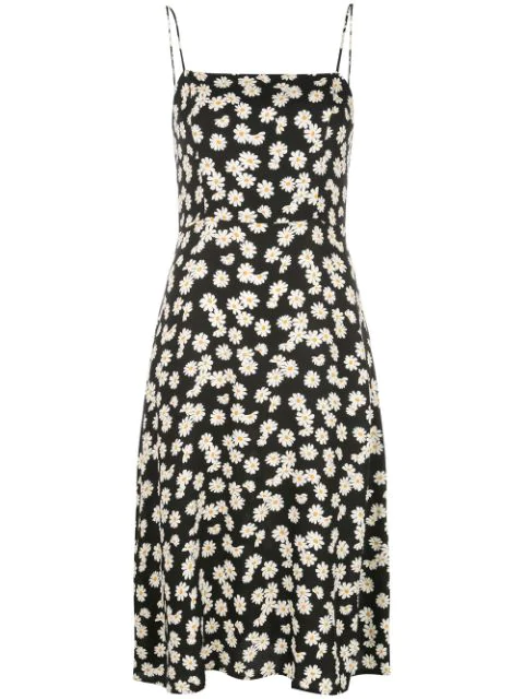 reformation peach midi dress