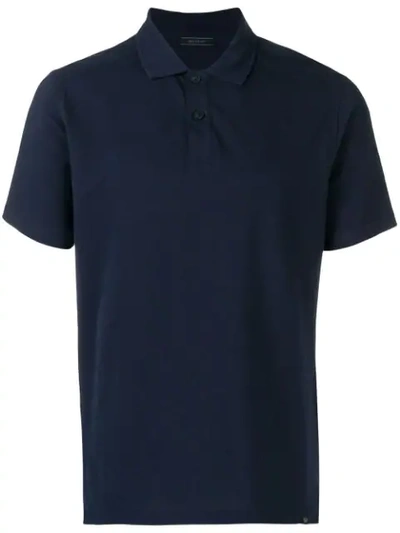 Belstaff Short-sleeved Polo Shirt In Blue