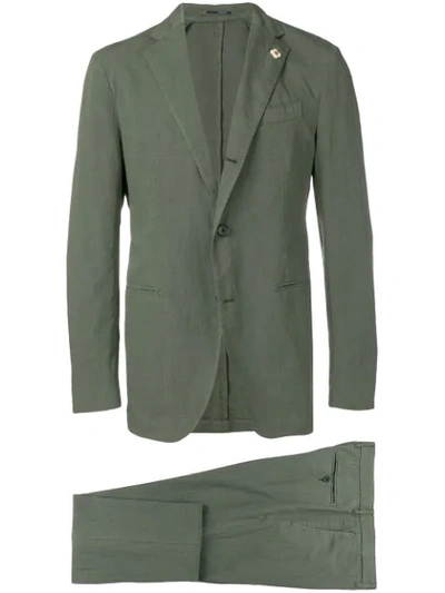 Lardini Two-piece Suit - 绿色 In Green