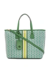 Tory Burch Gemini Link Tote Bag In Green