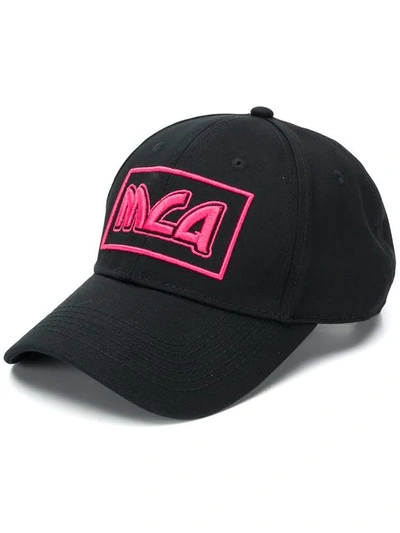 Mcq By Alexander Mcqueen Logo Embroidered Baseball Cap In Black