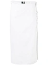 Jacquemus Straight Skirt In White