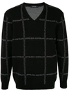Loveless Logo Embroidered Sweater In Black