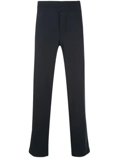 Moncler Casual Piped Trousers In Black