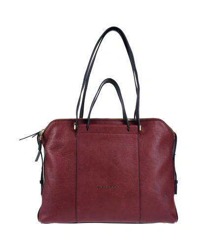 Piquadro Shoulder Bag In Red