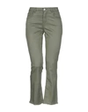 Re-hash Casual Pants In Military Green