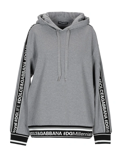 Dolce & Gabbana Sweatshirts In Grey