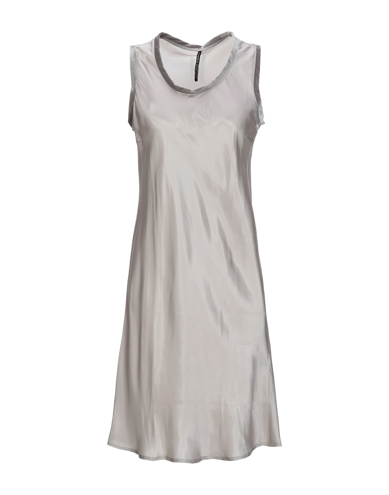 Liviana Conti Short Dress In Grey | ModeSens
