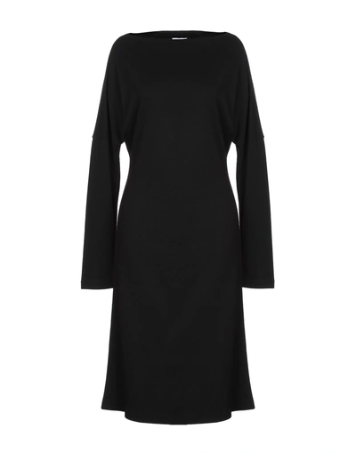 Jil Sander Knee-length Dresses In Black