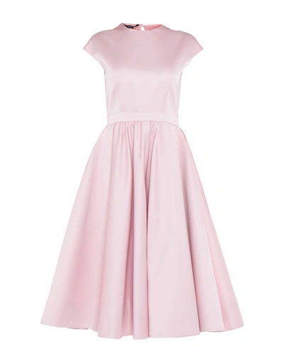 Rochas Midi Dress In Pink