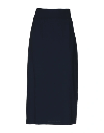 Labo.art Midi Skirts In Dark Blue