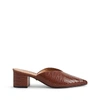 Schutz Dauani Mule In Castanho Brown