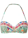 Tory Burch Underwired Bra Top In Green