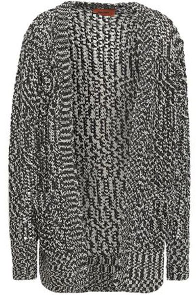 Missoni Woman Open-knit Cardigan Black