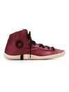 Osklen Leather Sneakers In Red