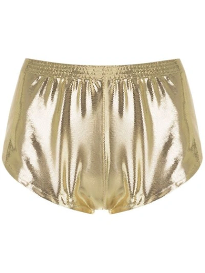 Adriana Degreas Metallic Shorts