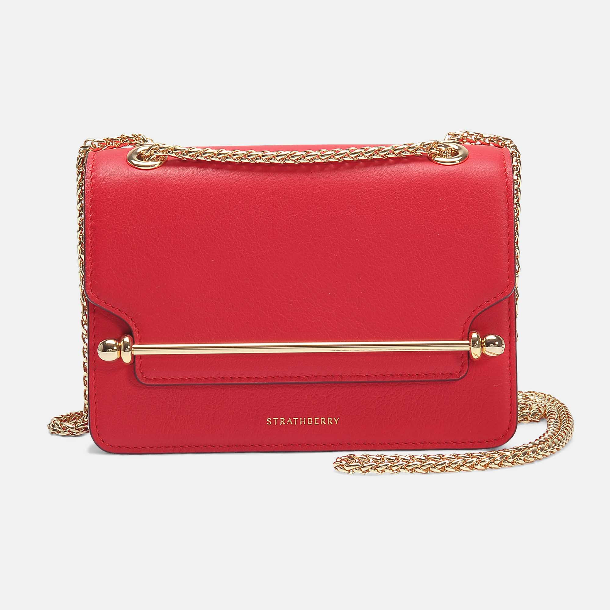 Strathberry | The East/West Mini Bag In Red | ModeSens