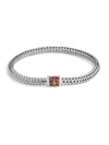 John Hardy Women's Classic Chain Gemstone & Sterling Silver Extra-small Bracelet In Red Sapphire