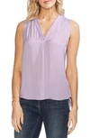 Vince Camuto Rumpled Satin Blouse In Wisteria